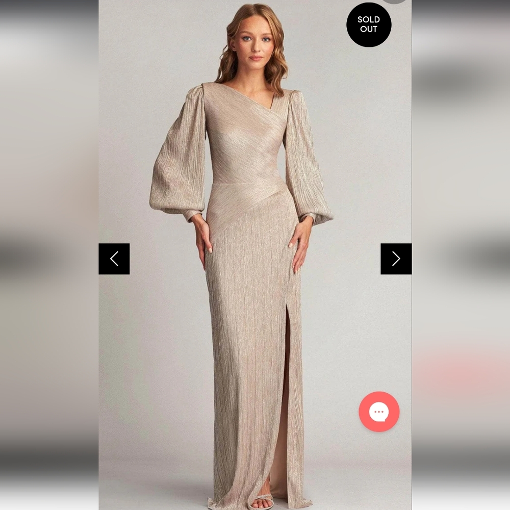 Gorgeous gold evening gown